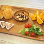 100均　100円ショップ　アカシアプレート